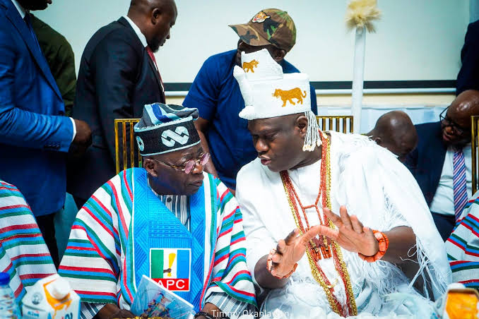 Tinubu felicitates with Ooni of Ife at 49 1 images 2023 10 17T160903.612