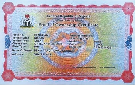 Edo to enforce annual renewal of vehicle proof of ownership certificate from November 1 1 images 2023 10 25T214513.561