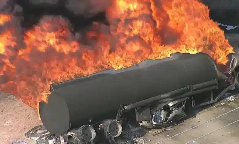 Kwara: 5 burnt to ashes in petrol tanker inferno 1 tanker explosion