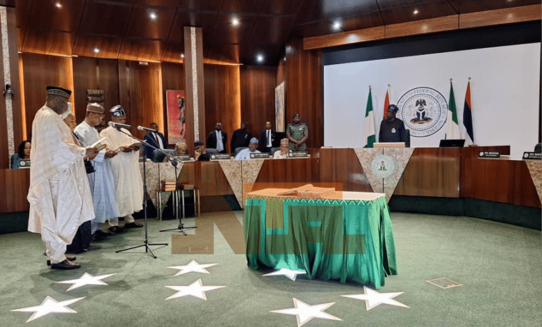 BREAKING: Tinubu swears in eight new perm secretaries 1 20231127 131534