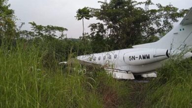 Aircraft conveying power minister, Adelabu crash-lands in Ibadan 19 IMG 20231104 WA0025