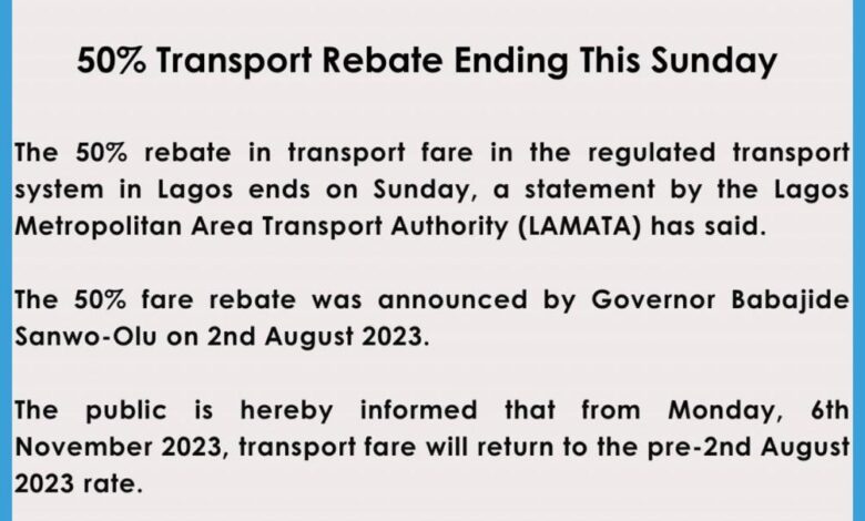 BREAKING: LASG stops 50% discount on BRT fares 1 IMG 20231104 WA0080
