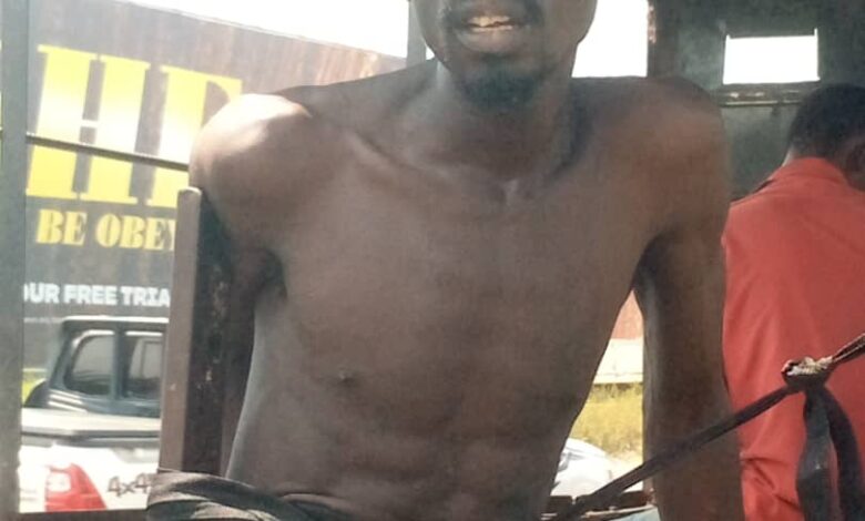 Police arrest suspected notorious traffic robber in Lekki 1 IMG 20231115 152955