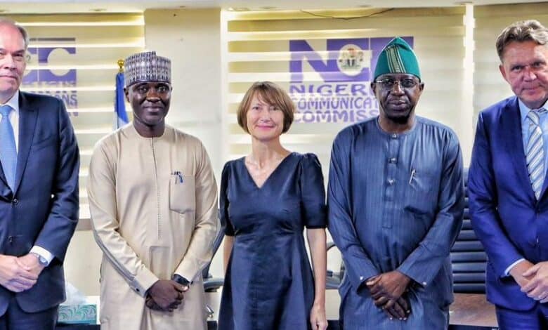 Maida urges Nokia to invest in Nigeria's ICT R&D 1 NCC Finnish Nokia Delegation PHOTO NEWS