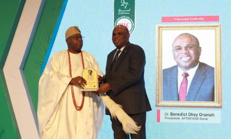 Afreximbank’s President Oramah wins Zik Prize in Leadership 1 Notes 231120 185341 95e