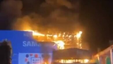 VIDEO: Fire guts Samsung office in Abuja 8 images 2023 11 07T013153.106