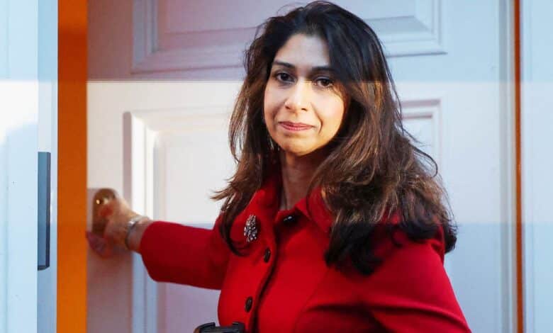Rishi Sunak sacks Suella Braverman as home secretary as he begins reshuffle 1 skynews suella braverman home 6358504