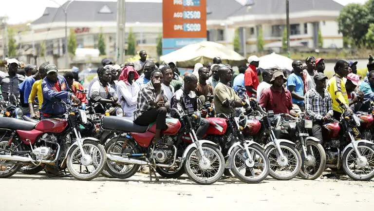 BREAKING: Okada riders protest seizure of motorcycles by Lagos taskforce 1 0bd63964 okada frsc 768x433 1