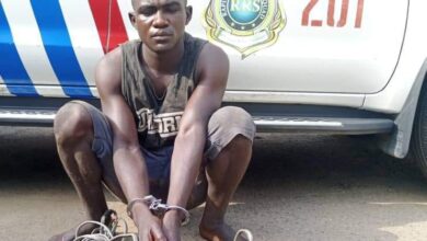 RRS nabs 24-year old Nigerien for stealing cables on Third Mainland Bridge 9 FB IMG 1703852381775