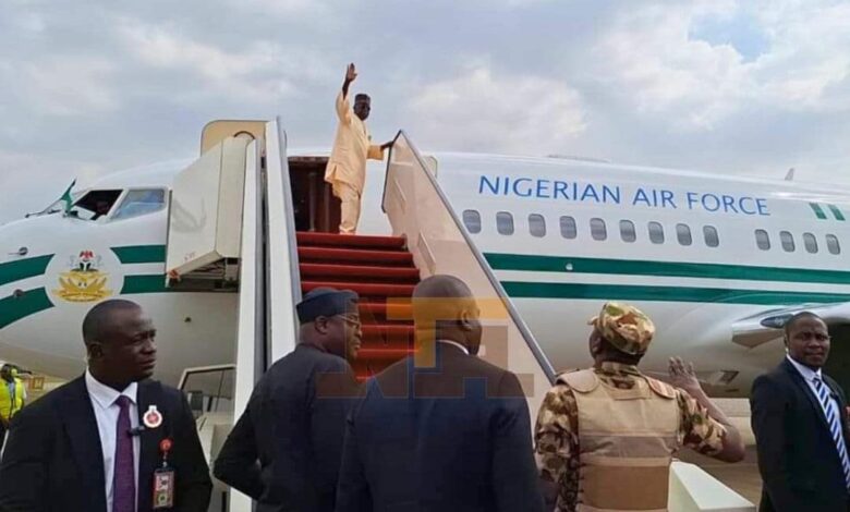 Tinubu departs for Maiduguri 1 IMG 20231211 WA0012