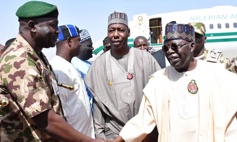 Tinubu arrives Maiduguri, attends chief of Army Staff conference 19 IMG 20231211 WA0029
