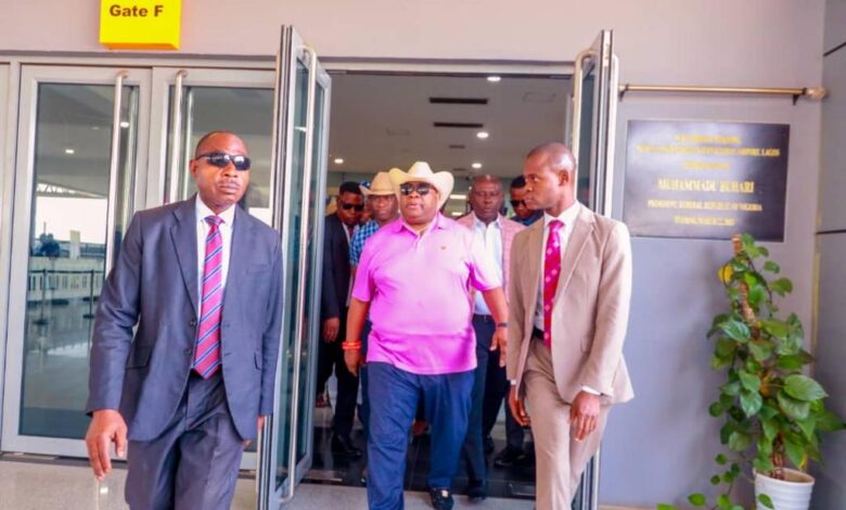 I’m not sick says Adeleke as he returns to Nigeria 3 IMG 20231213 WA0022