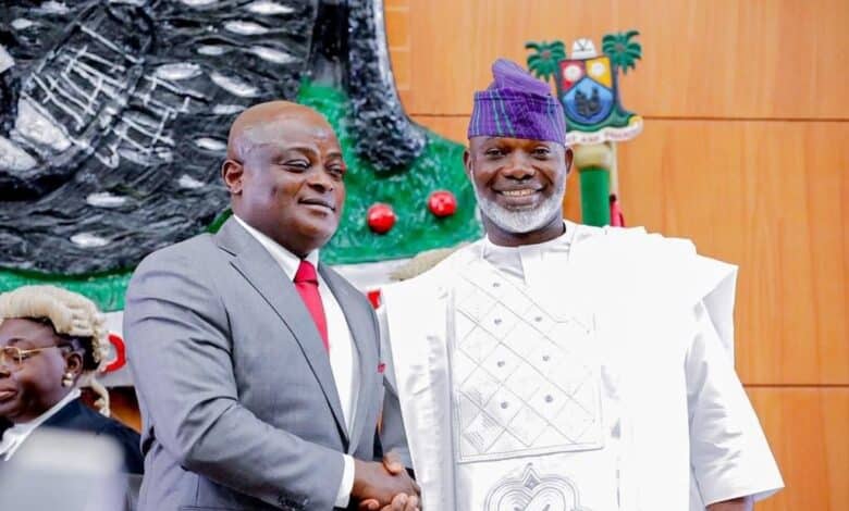 BREAKING: Lagos Assembly swears-in Age-Sulaimon as replacement to LP's Doherty 1 IMG 20231213 WA0215