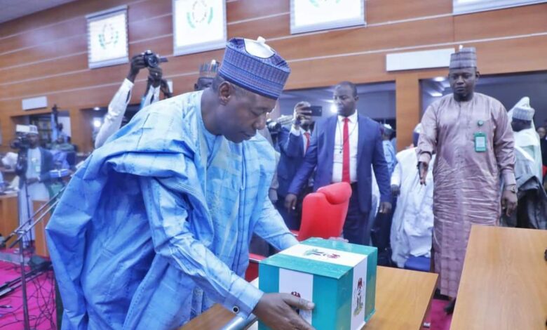 Zulum presents N340bn 2024 budget to Borno assembly 1 IMG 20231214 WA0004