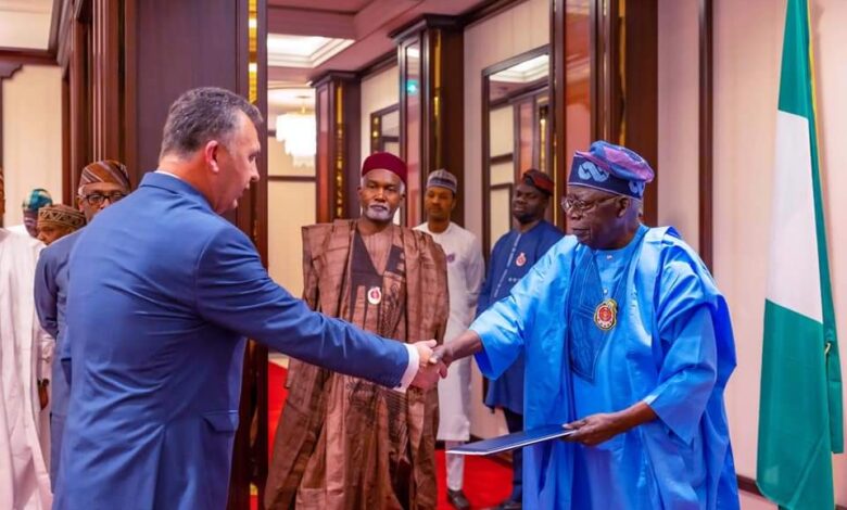 Tinubu accepts letter of credence, charges envoys to strengthen trade relations 11 IMG 20231215 WA0040