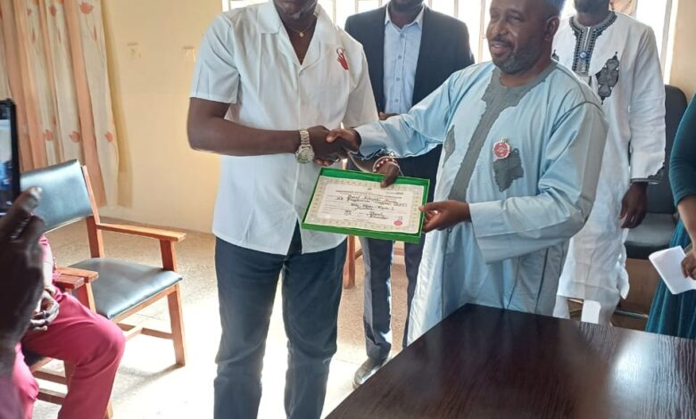 INEC issues certificate of return to APC's Yusuf Musa as Kwara Assembly member-elect 1 IMG 20231220 WA0204