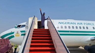 President Tinubu arrives in Lagos for yuletide celebrations 1 IMG 20231221 WA0013