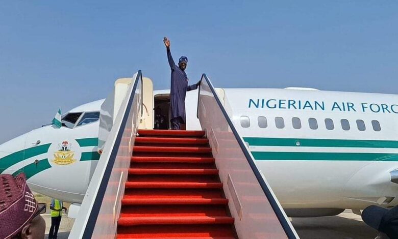President Tinubu arrives in Lagos for yuletide celebrations 1 IMG 20231221 WA0013