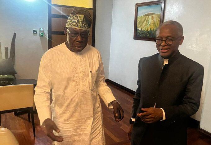 PHOTOS: El Rufai visits Obasanjo in Abeokuta 3 IMG 20231224 WA0178