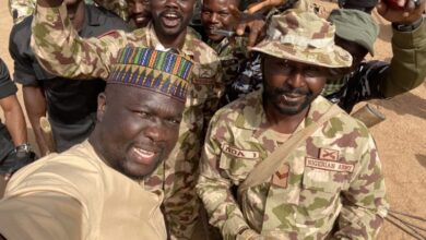 Seyi Law visits troops in Maiduguri, decries 'meagre' military budget 3 IMG 20231225 WA0190