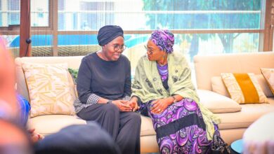 First lady Tinubu visits Akeredolu’s widow in Ibadan 13 IMG 20231230 WA0017
