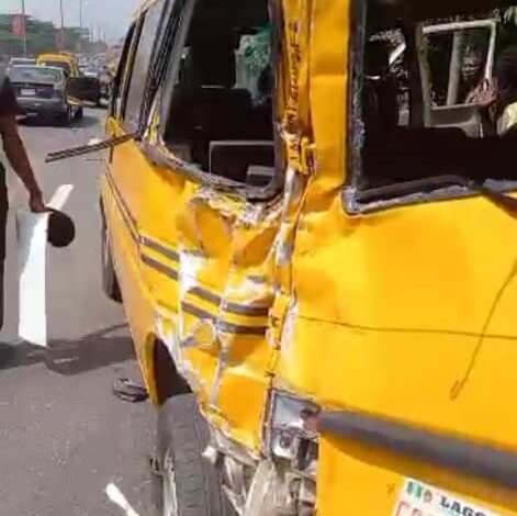 BREAKING: 3 rescued as truck crushes commercial bus at Oshodi 3 IMG 20231221 141838