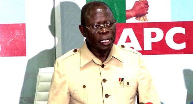 Oshiomhole blames Buhari for failing to protect him during removal as APC chairman 1 images 2023 12 20T091032.727