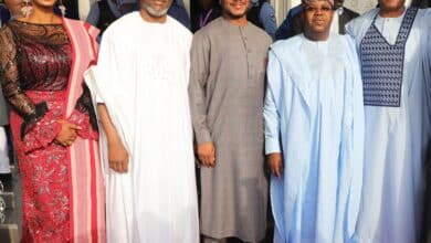 Zamfara governor, First Bank boss, dignitaries grace burial of Onasanya's mother in Lagos 8 onasanya mothers funeral pix 2