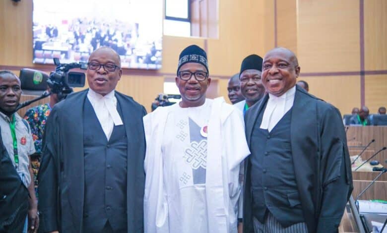 BREAKING: Supreme Court affirms Mohammed's election as Bauchi governor 1 Bala and Lawyers 2 1024x683 1