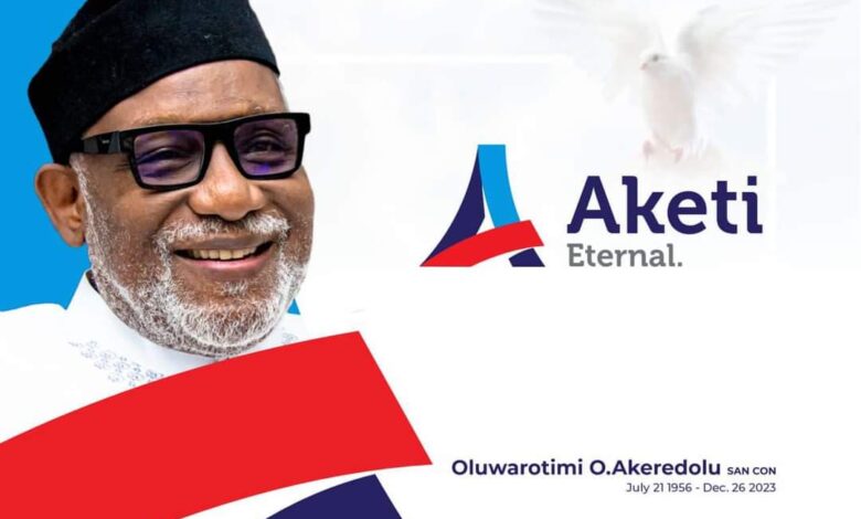 Akeredolu family releases funeral timetable for late ex-Governor 1 FB IMG 1705951105499