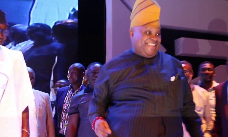 VIDEO: How Governor Adeleke, daughter spiced up family's Christmas Party 1 Gov Ademola Adeleke
