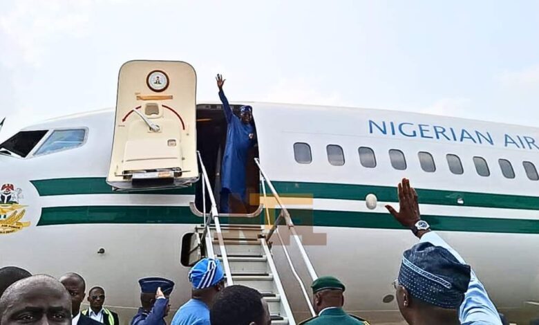 VIDEO: Tinubu returns to Abuja after Christmas holiday 1 IMG 20240101 WA0024