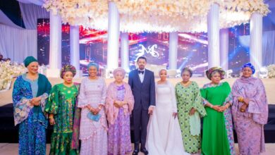 PHOTO NEWS: Tinubu's, Atiku's wives meet at Sani Abacha's son's wedding 14 IMG 20240106 WA0011