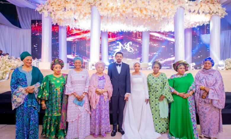 PHOTO NEWS: Tinubu's, Atiku's wives meet at Sani Abacha's son's wedding 1 IMG 20240106 WA0011