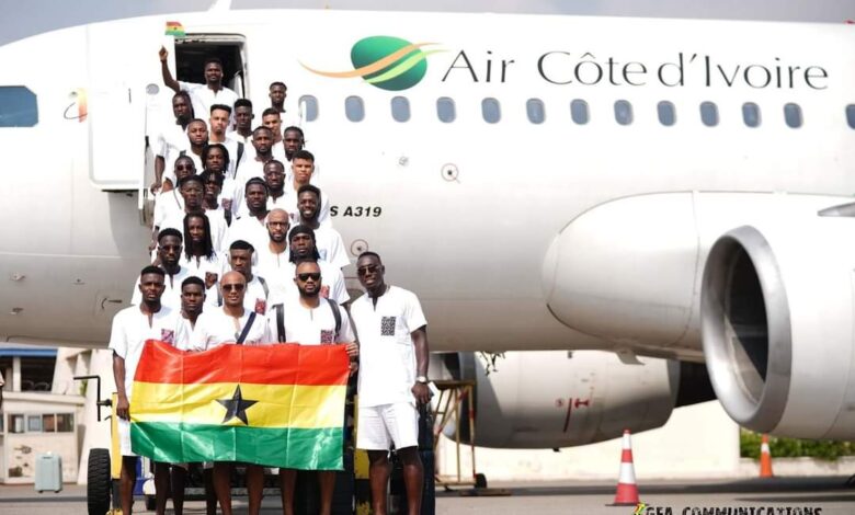 PHOTO NEWS: Black Stars of Ghana arrive Côte d’Ivoire in style 11 IMG 20240112 WA0025