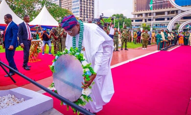 Sanwo-Olu celebrates fallen heroes, lays wreath 1 IMG 20240115 WA0267