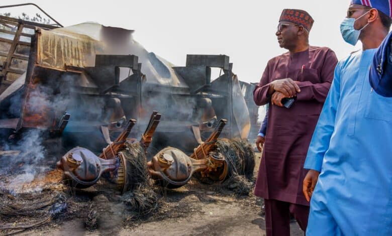 AbdulRazaq visits accident scene at Oko-Olowo 9 IMG 20240116 WA0037