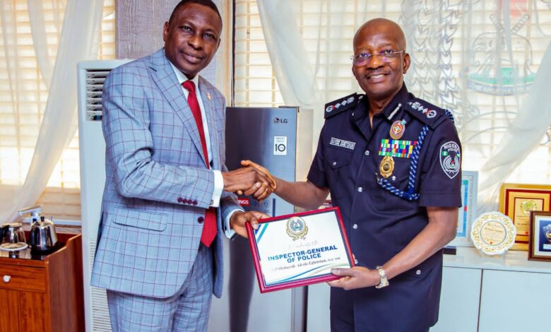 'You are doing well,' IGP tells EFCC boss, Olukoyede 1 IMG 20240117 WA0024
