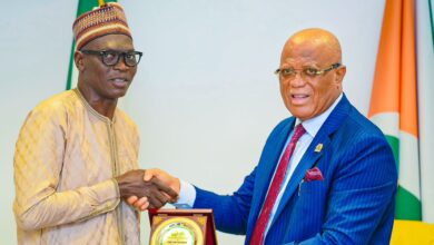 Governor Eno welcomes new INEC REC, harps on neutrality, fairness 3 IMG 20240118 WA0001