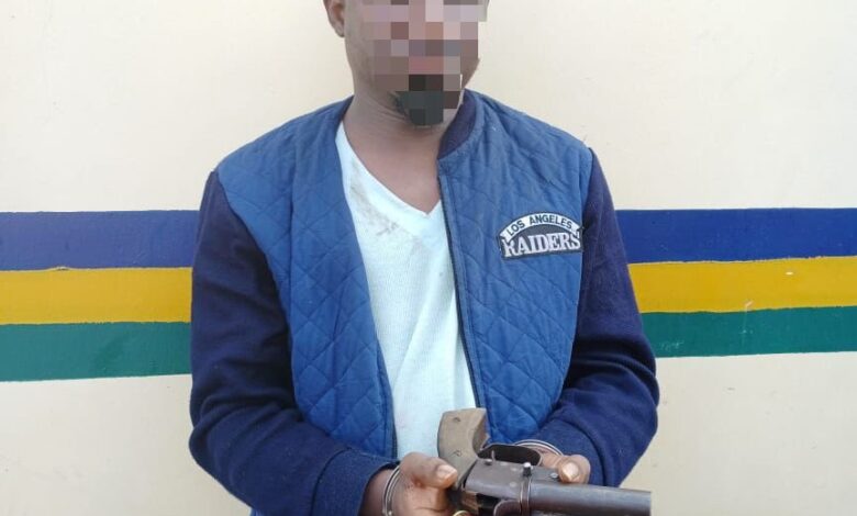 Police arrest man with firearm in Lagos 1 IMG 20240101 151610