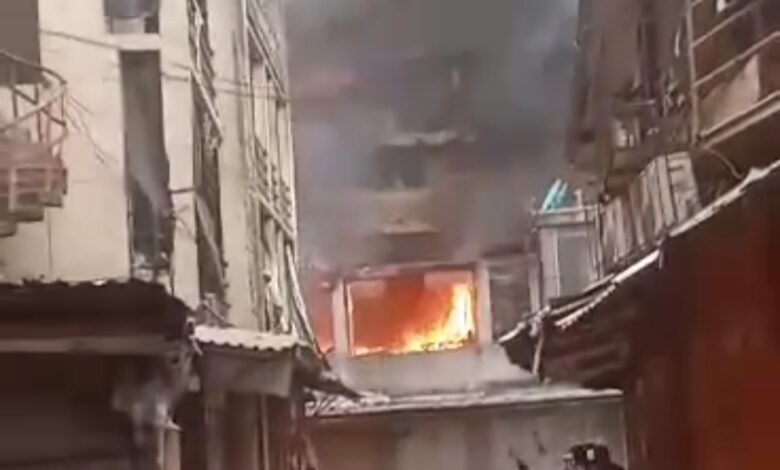 Fire guts 10-storey mandilas building in Lagos Island 5 IMG 20240121 165637