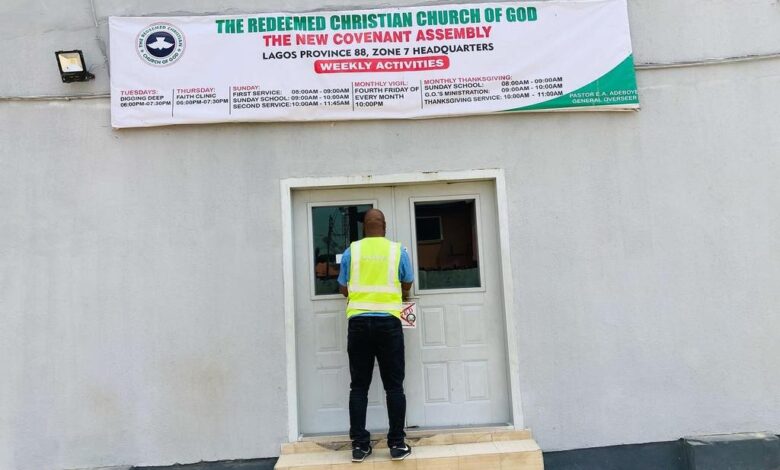LASG seals RCCG, farm city, event centres, 4 others in Lekki over noise pollution 5 IMG 20240125 102132