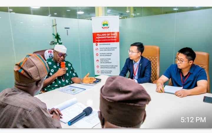Oyebanji meets contractors, reviews progress, urges compliance with quality, deadline 1 Screenshot 20240119 171926