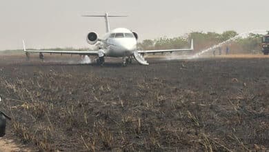 Jet carrying VIPs overshoots runway in Ibadan 13 crash ibadan