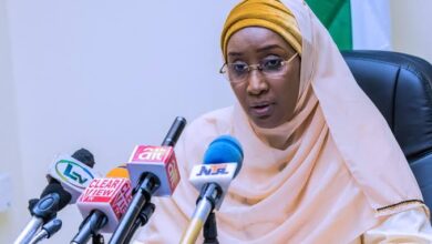 Ex-humanitarian affairs minister, Sadiya Umar-Farouq, arrives EFCC office 1 images 2024 01 08T122333.197