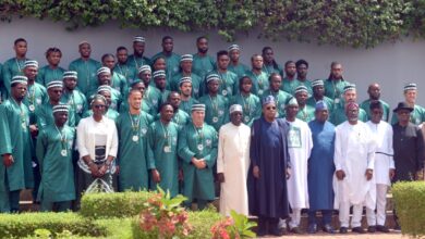 PHOTO NEWS: Tinubu hosts Super Eagles in Aso Rock 5 9