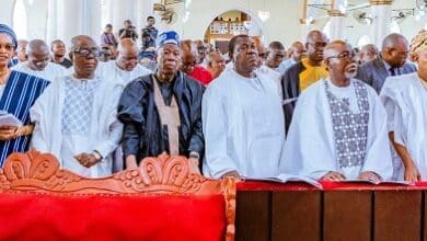 Akeredolu: A fearless soldier, unwavering advocate, says Tinubu 9 Akeredolu burial