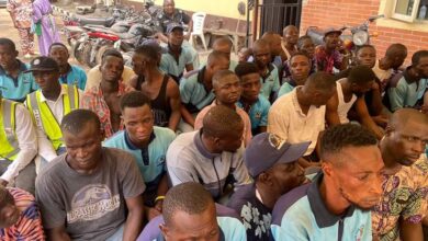 Lagos Taskforce arrests 51 suspects for extorting, attacking truck drivers on roads 1 FB IMG 1707229678237