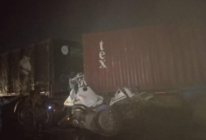 Container falls on truck, crushes three to death in Ogun 1 IMG 20240217 WA0235