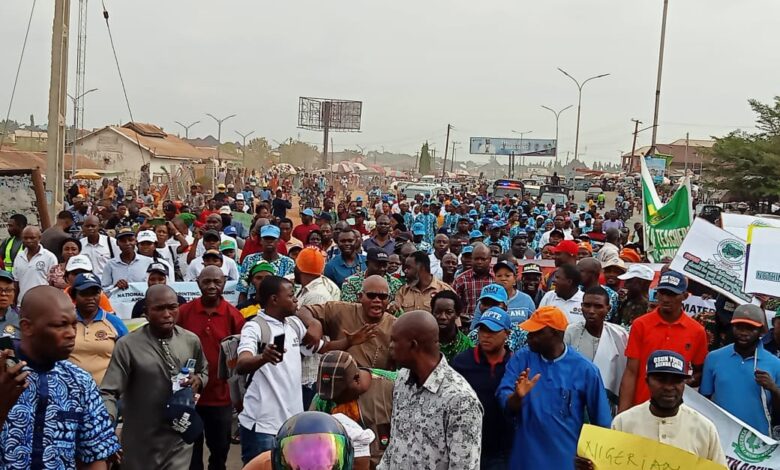 UPDATED: Osun NLC joins Nationwide protest over economic hardship 1 IMG 20240227 WA0059